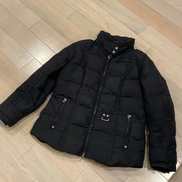 Bogner black down jacket